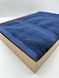 Подарочное банное махровое полотенце Utopia 140х70 см темно-синее F0201 фото 4
