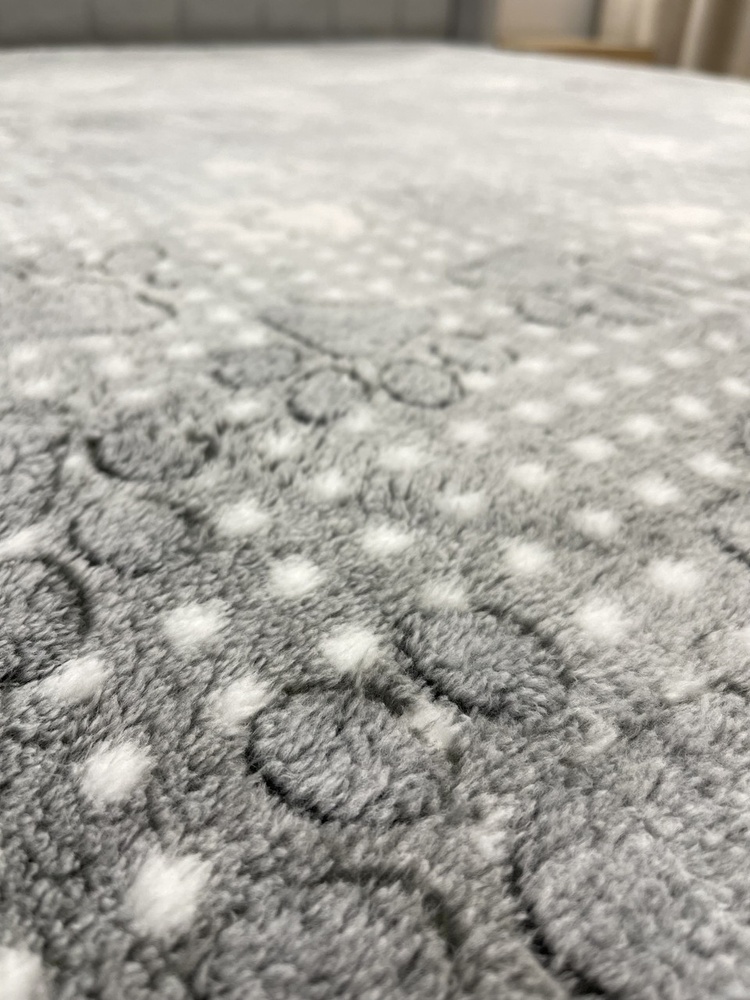 Плед Сніжок з лапками 180х200 см F0112 фото