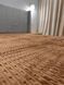 Двухсторонний плед на овчине 3D 200x220 см коричневый F0314 фото 1