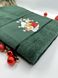 Подарочный новогодний набор банных полотенец Рождественский махра F0411 фото 3