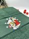 Подарочный новогодний набор банных полотенец Рождественский махра F0411 фото 4
