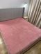 Двухсторонний плед Ромбики на овчине 200x230 см розовый F0317 фото 2