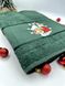 Подарочный новогодний набор банных полотенец Рождественский махра F0411 фото 5