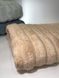 Банное махровое полотенце Cestepe 140х70 см бежевое F0072 фото 2