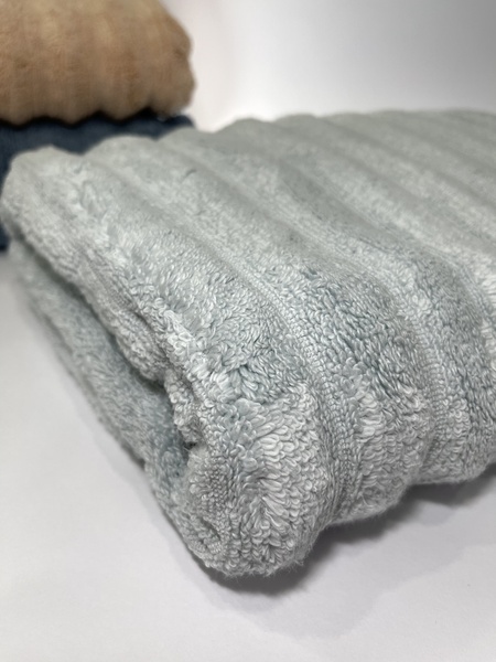 Банное махровое полотенце Cestepe 140х70 см светло-серое F0073 фото
