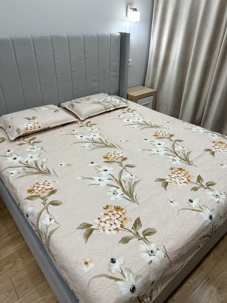 Комплект Летнее одеяло с наволочками Гортензия 200x230 см персиковый F0235 фото
