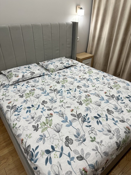 Комплект Летнее одеяло с наволочками Весна 200x230 см белый F0236 фото